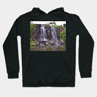 Waterfall on Campus of Far East Federal University, Vladivostok, Russia Hoodie